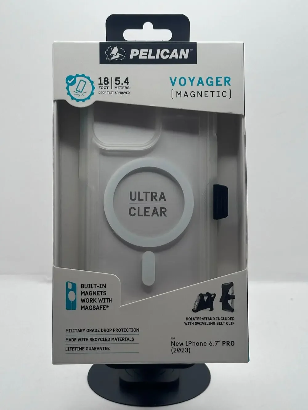 Pelican Voyager Magnetic iPhone 15 Pro Ultra Clear MagSafe NWT MSRP: $65.00